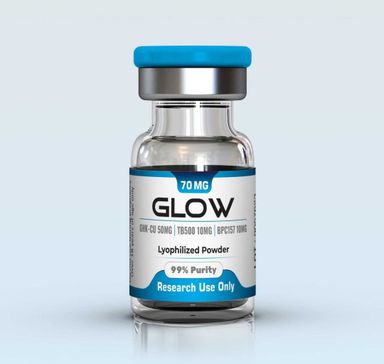 Glow 70mg (TB500 10mg + BPC-157 10mg + GHK-Cu 50mg)