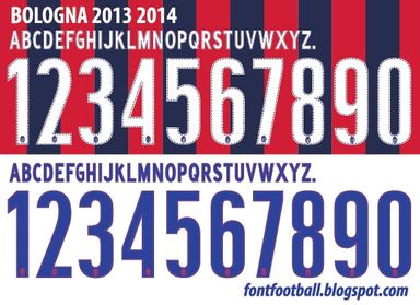 Font Vector Bologna 2013 2014 kit