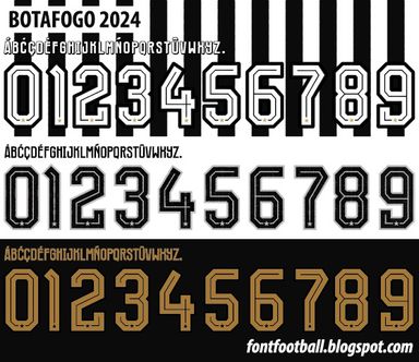 Font Vector Botafogo 2024 kit