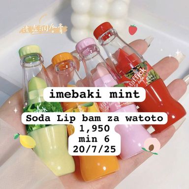 soda lip balm za watoto 1,950 mixed flavour