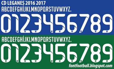 Font Vector CD Leganes 2016 2017 kit