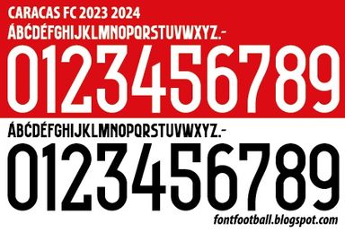 Font Vector Caracas FC 2023 2024 kit