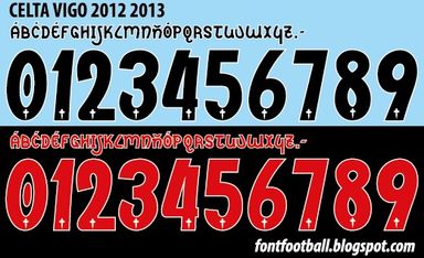 Font Vector Celta Vigo 2012 2013 kit