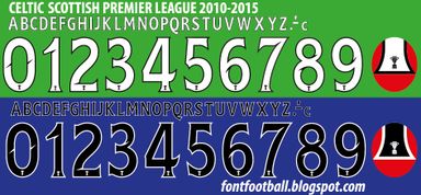 Font Vector Celtic 2010 2011 2012 2013 2014 2015 kit