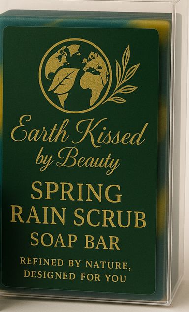 Earth Kissed by Beauty Spring Rain Scrub Soap BA 