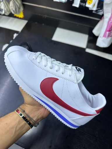 NIKE CORTES - WHITE / RED