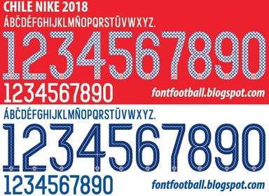 Font Vector Chile 2018 kit