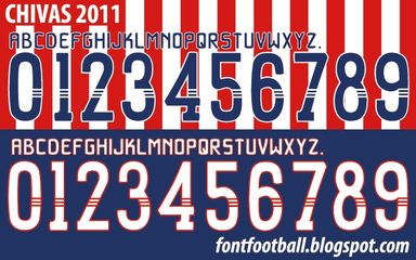 Font Vector Chivas Guadalajara 2011 2012 kit
