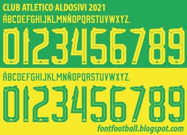 Font Vector Club Atletico Aldosivi 2021 kit