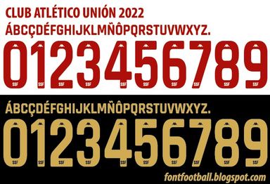 Font Vector Club Atlético Unión 2022 kit