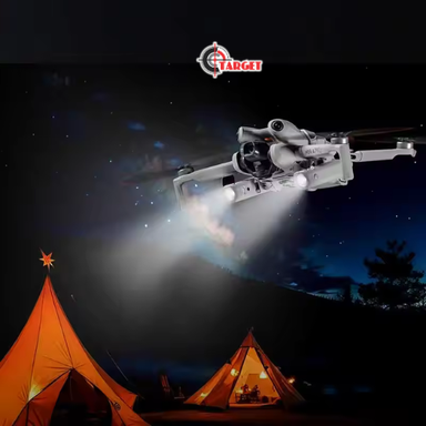 Rechargeable Searchlight for DJI Mini 4 Pro Drone Searchlight LED Night Flight Signal Light Flashlight Dual Light