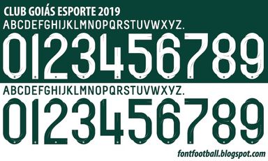 Font Vector Club Goiás Esporte 2019 kit