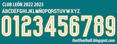 Font Vector Club León 2022 2023 kit