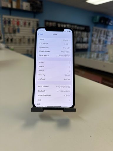 iPhone 12 Black Factory Unlocked 64 GB