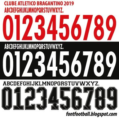 Font Vector RB Bragantino 2019 kit
