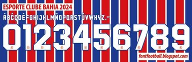 Font Vector Clube Bahia 2024 kit