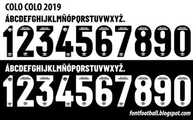 Font Vector Colo Colo 2019 kit