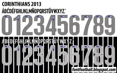 Font Vector Corinthians 2013 kit