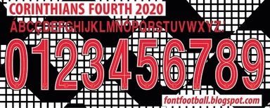 Font Vector Corinthians FC (Fourth kit) 2020 kit
