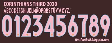 Font Vector Corinthians FC (Third kit) 2020 kit