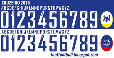 Font Vector Cruzeiro 2016 kit
