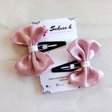 ✨ Satin Simple Tic Tac Bows 
