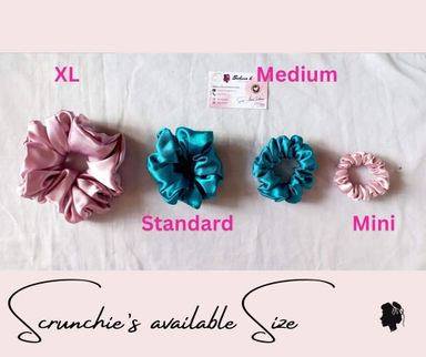 🌷 Satin Scrunchies