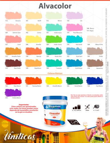 Pintura Vinilica AVM Pinturama cubeta 19 Lt