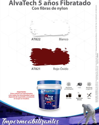 Alvatech Fibratado Pinturama 19 Lt