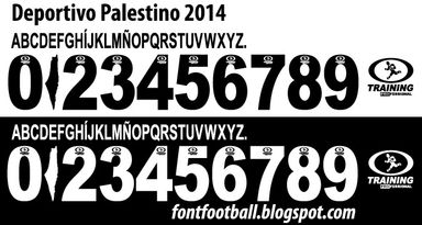 Font Vector Deportivo Palestino 2014 kit