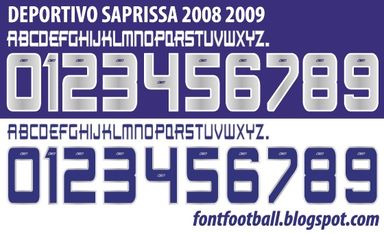 Font Vector Deportivo Saprissa 2008 2009 kit