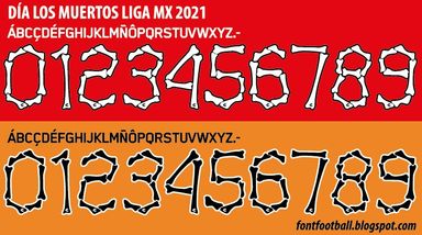 Font Vector Día Los Muertos (Liga MX) 2021 kit