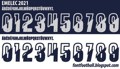 Font Vector Emelec 2021 kit