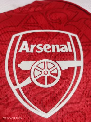 Arsenal 2025/26 Home Shirt (Red/White)