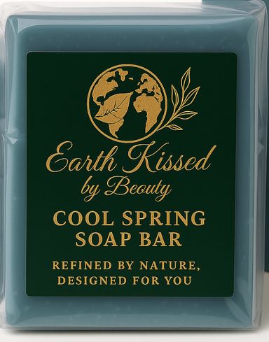 Earth Kissed by Beauty Cool  Spring Soap Bar BA