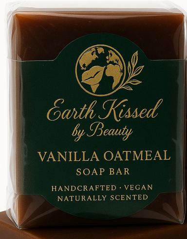 Earth Kissed by Beauty Vanilla Oatmeal Soap Bar BA