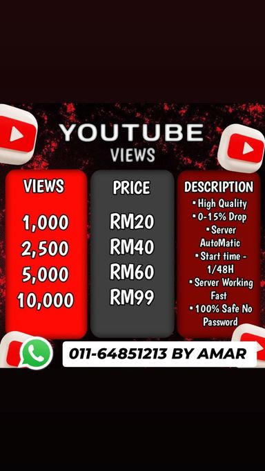 ⚡SERVICE BOOSTER⚡YOUTUBE VIEWS