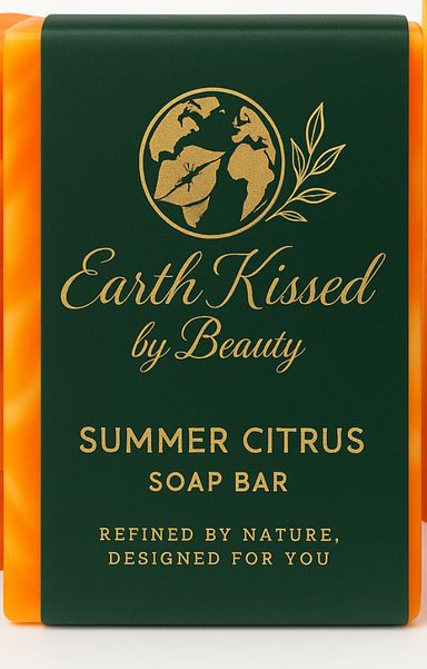 Earth Kissed by Beauty Summer Citrus Soap Bar BA