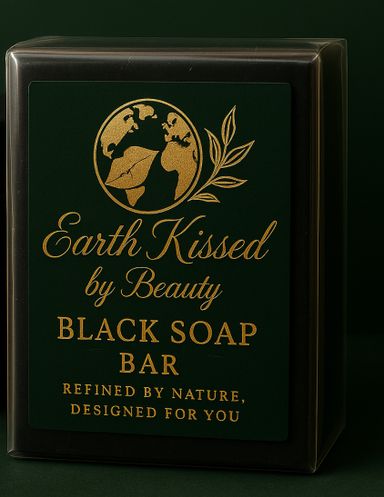 Earth Kissed by Beauty Black Soap Bar BA