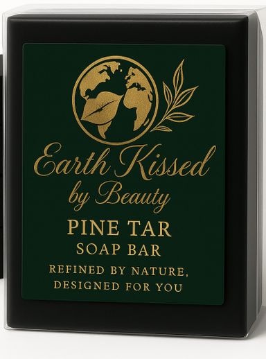 Earth Kissed by Beauty Pine Tar Soap Bar BA 
