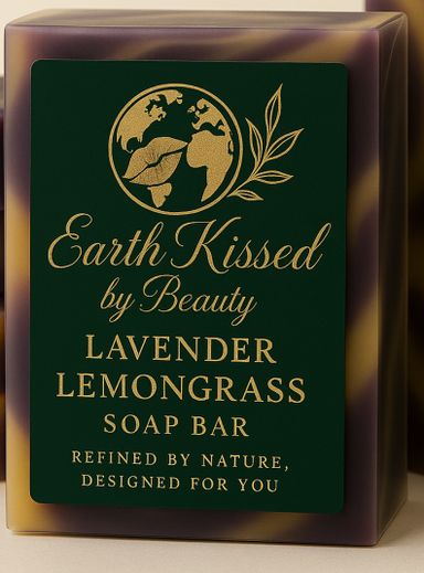 Earth Kissed by Beauty  Lavender  Lemongrass  Soap Bar BA 