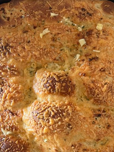 Garlic & Parmesan Sourdough Focaccia