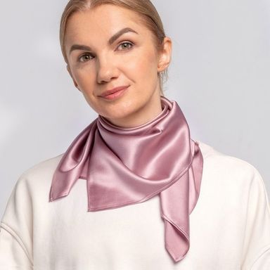 Écharpe de créateur minimaliste à pois pour femmes, 70x70cm, foulards en soie légers, luxe élégance, Bandana, foulard châle