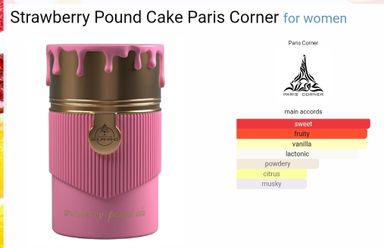 Strawberry Pound Cake Paris Corner - 100ML 