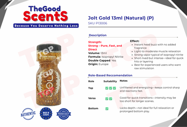 Jolt Gold 10ml (Natural) (P)