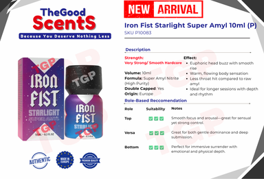 Iron Fist Starlight Super Amyl 10ml (P)