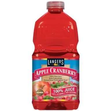 Apple Cranberry Juice Langers 64.0 OZ