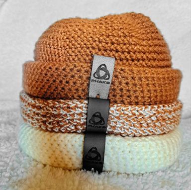 Brown shade crochet beanie by Phaks