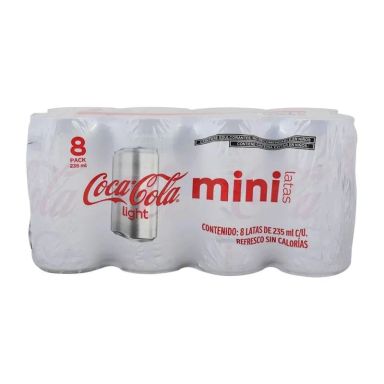 Soda Lata Cola Light Coca Cola 8.0 PA