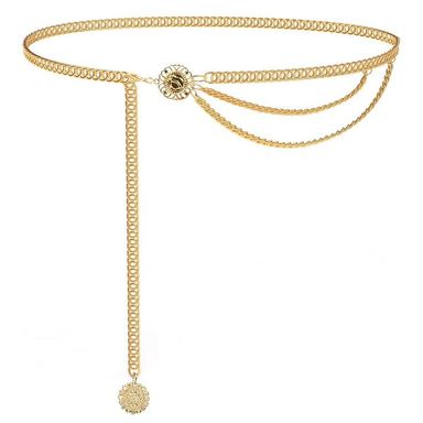 Ceinture de luxe en cuir véritable pour femmes, avec robe en jean, boucle dorée de 2.8cm de large, mode femme, ceinture en cuir de vache noir et marron